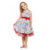 Vestido Mon Sucé Soft Candy Laço Vermelho Inverno