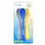KIT 3 COLHERES INFANTIS CINZA, AZUL E AMARELO 6M+ CLINGO - Gibella Kids