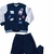 Conjunto De Frio Menino Moletom Azul - By Gus - loja online