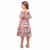 Imagem do Vestido Animê Minnie Floral e Azulejo Disney Rosa Verão
