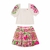 Imagem do Conjunto Animê Minnie Floral e Azulejo Disney Rosa Verão