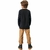 Conjunto Luc.Boo Blusa Longa e Calça Jogger Preto Inverno - Gibella Kids