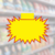 Cartaz Splash Liso C/ Aba 20x15cm para Promoção Supermercado Cód. 1276 - Guia do Supermercado
