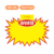 Cartaz Splash Oferta C/ Aba 15x11cm para Promoção Supermercado Cód. 1266 - comprar online