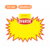 Cartaz Splash Oferta C/ Aba 28x20cm para Promoção Supermercado Cód. 1336 - comprar online