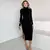 Vestido Midi Manga Longa Lorena