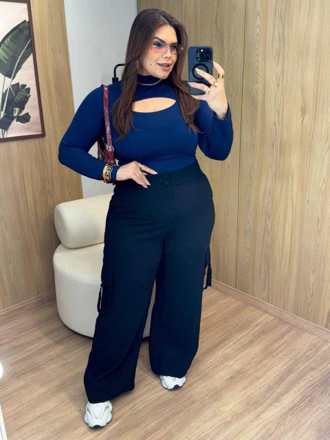 CROPPED SAMIRA MANGA LONGA