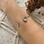 Bracelete Duas Pedras em Prata 925 e Pedras Naturais - Panna Joias
