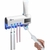Suporte Dispenser Pasta De Dente Escova Com Esterilizador Uv