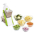 Cortador de Legumes e Verduras com 24 Formas – Lâminas de Aço Inox para Cortes Precisos e Práticos