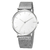relógio feminino ,masculino estilo minimalista malha com relógio de quartzo relógio de Genebra