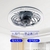 ventilador de teto acoplado a luz quarto, casa simples boca de parafuso i com controle remoto luz de LED na internet