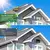 Luzes solares ao ar livre 100/172/234 led luzes movidas a energia sensor solar de precensa