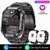 Relógio inteligente militar masculino rastreador gps bluetooth chamada de fitne na internet