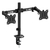 SUPORTE PARA DOIS MONITORES CS12 17"~32" - VESA 75X75/100X100 - CLANM