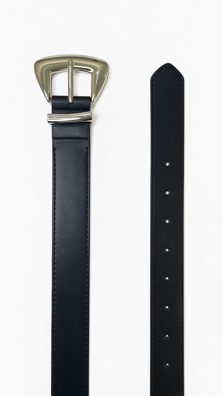 CINTO IMPORTADO HEBILLAS PLATEADAS (B0634)