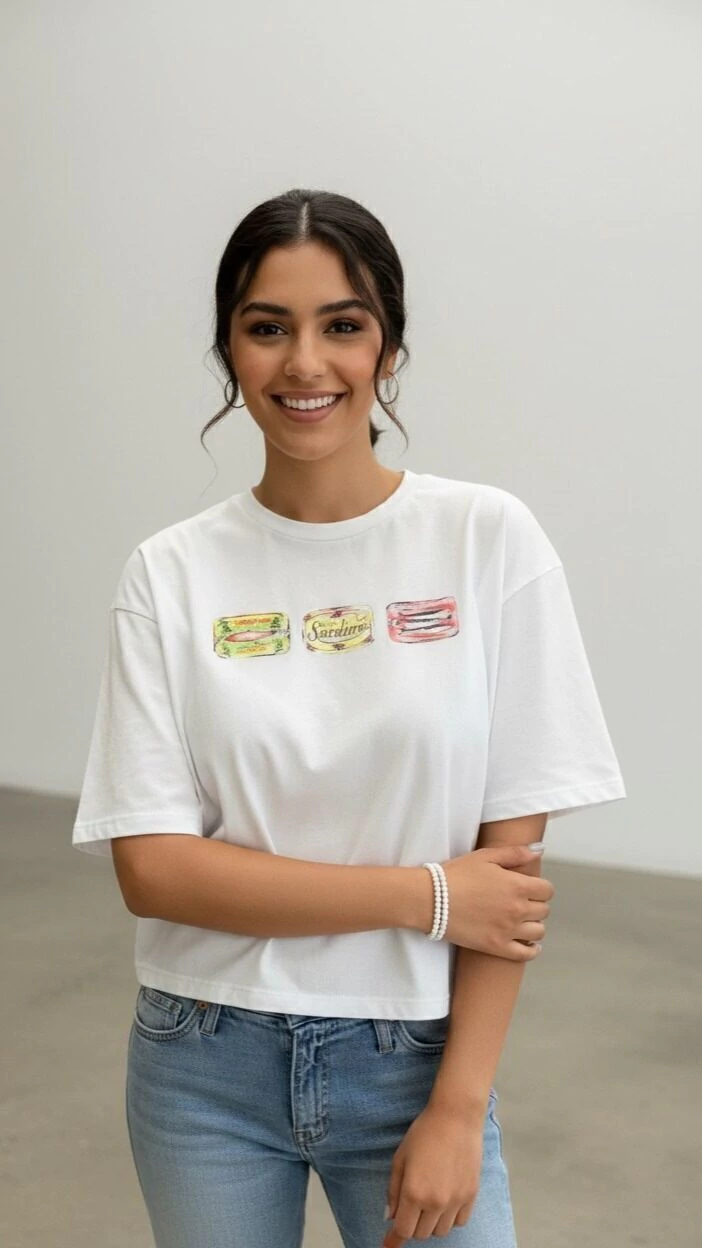 REMERA BOXY SARDINES (B0567)