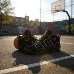 Nike Uptempo Black - kix