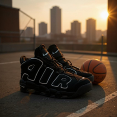 Nike Uptempo Black - comprar online