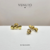 Brinco 3 corações - ouro 18k - comprar online