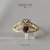 Anel coroa - ouro 18k - comprar online