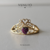 Anel coroa - ouro 18k na internet