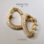 Brinco argola coração cravejado - ouro 18k - comprar online