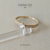Anel solitario - ouro 18k na internet