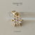 Pingente flor zirconia - ouro 18k - comprar online