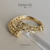 Anel estilo único - ouro 18k - Veneto Gioielliere 