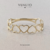 Anel coração vazado - ouro 18k - comprar online