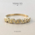 Anel gotas brilhantes - ouro 18k - comprar online