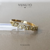 Anel gotas brilhantes - ouro 18k - Veneto Gioielliere 