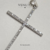 Pingente cruz brilhantes - ouro branco 18k - comprar online