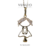 Pingente menina - ouro 18k - comprar online