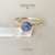 Anel bolinhas chuveiro - ouro 18K - loja online