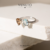 Anel cristal gota oval - prata 925 - loja online
