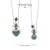 Colar perfumero quartzo verde - prata 925 - loja online