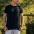 Camiseta Texturizada Slim Preto na internet
