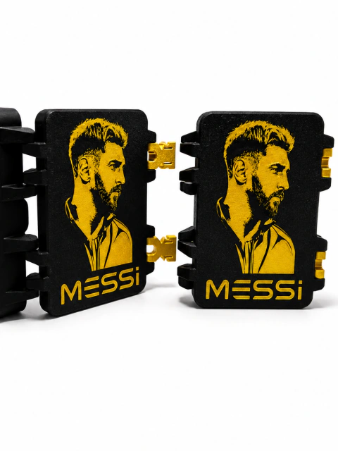 Messi Caja Doble Porta Cromos Mundial 2026