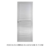 PORTA ALUMINIO ALUVID 0.80 X 2.10M