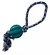 Pelota 6cm con soga de agarre para Perros