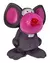 Juguete Importado Ratón Látex Mediano Con Chifle Perros 10cm