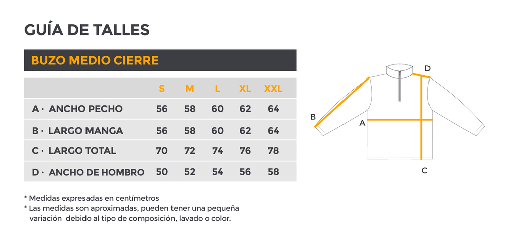 Tabla de talles