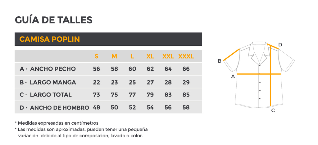 Tabla de talles