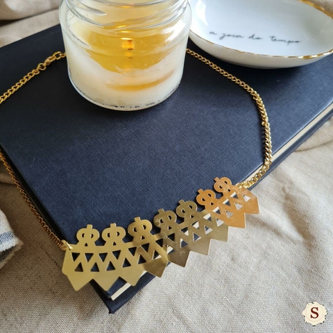 Colar Jerônimos ouro - comprar online