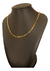 Corrente Aço Dourado Feminino 45cm Cartiê Tijolinho 3mm na internet