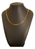 Corrente Aço Dourado Feminino 45cm Cartiê Tijolinho 3mm - comprar online