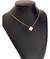 Colar Aço Inox Feminino Dourado Trevo Branco - loja online