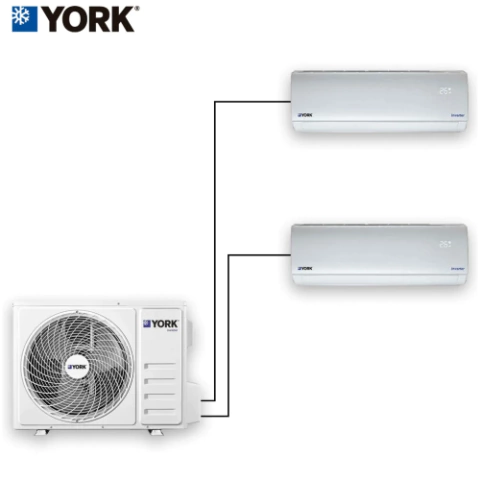 Multisplit Inverter York de 2 a 5 unidades interiores